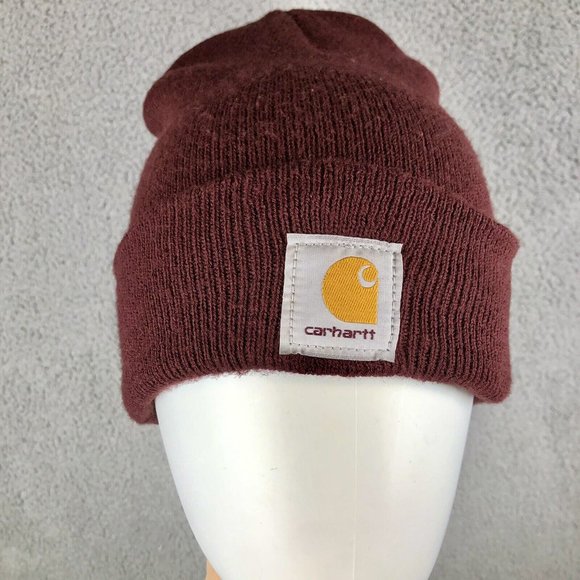carhartt beanie burgundy